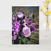 Bouquet, Karte (Gelbe Blume)