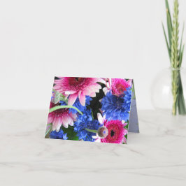 Bouquet-Karte für Blume Karte