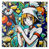 Bouquet Keramik Tile Fliese (Vorderseite)