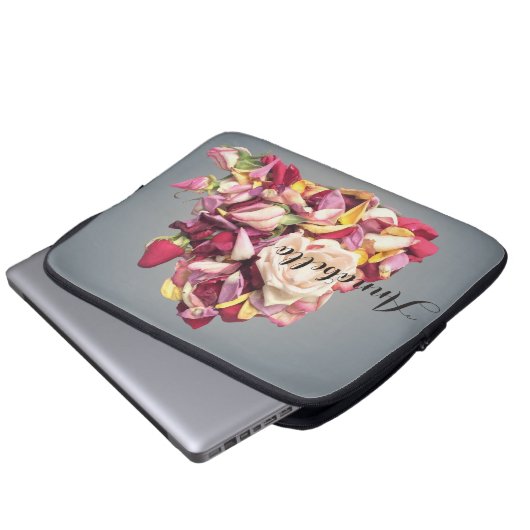 Bouquet Laptopschutzhülle (Vorne Knopf)