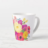 Bouquet Latte Cup Milchtasse (Rechte Ecke)