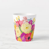 Bouquet Latte Cup Milchtasse (Vorderseite)
