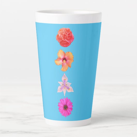 Bouquet Latte Mug Milchtasse (Vorderseite)