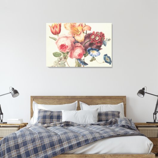 Bouquet Leinwanddruck (Insitu (Schlafzimmer))
