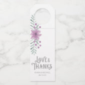 Bouquet Lilac ID654 Flaschenanhänger (Vorderseite)