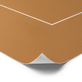 Bouquet Line Art Goldenrod Gelb Poster (Ecke)