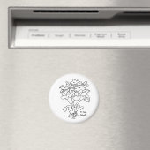 Bouquet Magnet mit Logo (In Situ (Geschirrspüler))