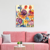 Bouquet mit bunten Blume Leinwanddruck (Insitu (Wohnzimmer))