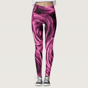 Bouquet mit lila Rose, Blume mit Blumenbeete Leggings