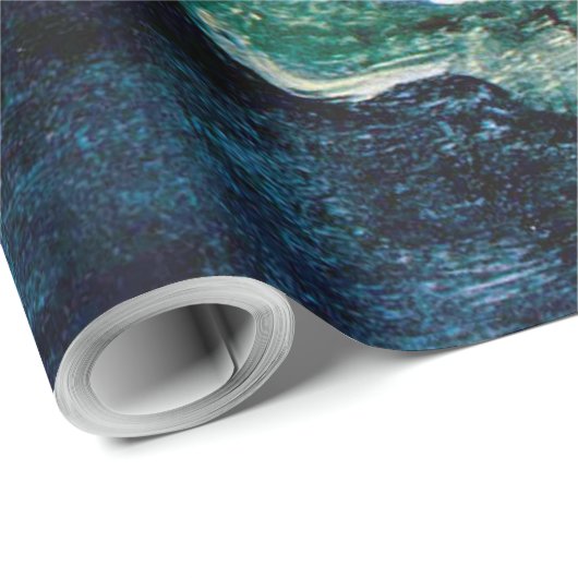 Bouquet mit Little Delft, Paul Cezanne Geschenkpapier (Rolleneckpunkt)