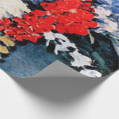 Bouquet mit Little Delft, Paul Cezanne Geschenkpapier (Ecke)