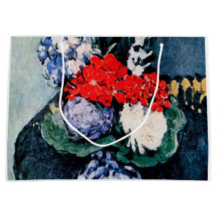 Bouquet mit Little Delft, Paul Cezanne Große Geschenktüte