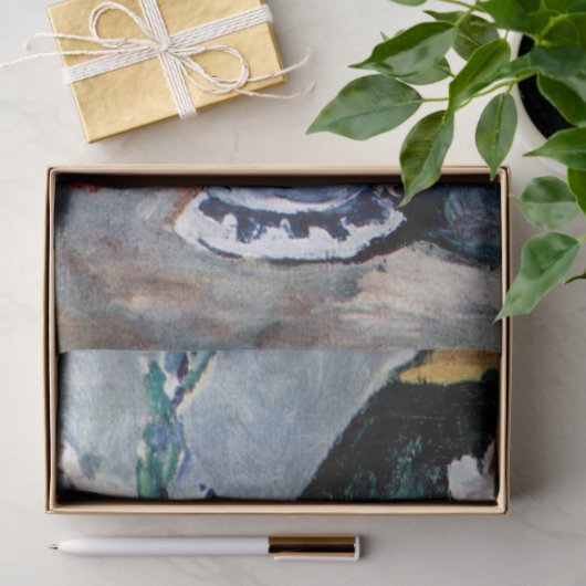 Bouquet mit Little Delft, Paul Cezanne Seidenpapier (Geschenk)