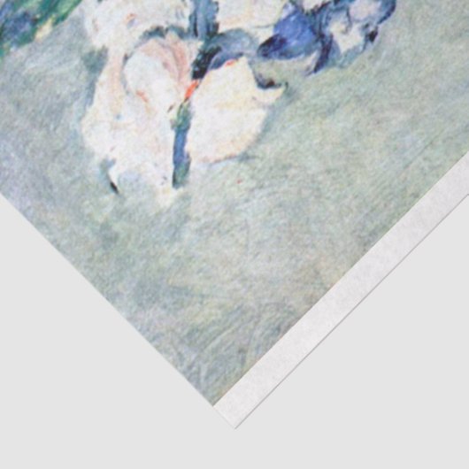 Bouquet mit Little Delft, Paul Cezanne Seidenpapier (Ausschnitt)