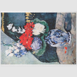 Bouquet mit Little Delft, Paul Cezanne Seidenpapier