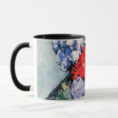 Bouquet mit Little Delft, Paul Cezanne Tasse (Links)