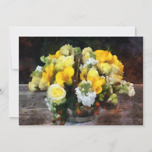 Bouquet mit Rose und Calla Lilies (Vorderseite)