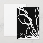 Bouquet Noir: Abstrakt Schwarz & Weiß (Vorne/Hinten)