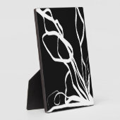 Bouquet Noir: Abstrakt Schwarz & Weiß Fotoplatte (Seite)