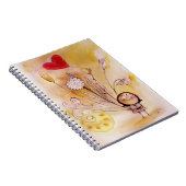 Bouquet-Notebook Notizblock (Rechte Seite)