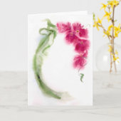 Bouquet Notecard Karte (Gelbe Blume)
