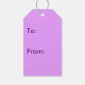 Bouquet of Colors Abstrakt Art Design Geschenkanhänger (Rückseite)