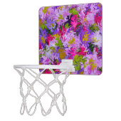 Bouquet of Colors Abstrakt Art Design Mini Basketball Ring (Links)