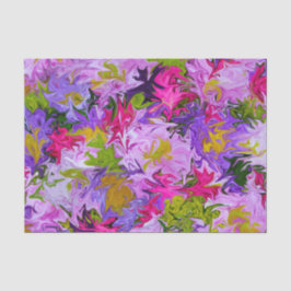Bouquet of Colors Abstrakt Art Design Seidenpapier