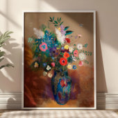 Bouquet of Flowers by Odilon Redon Still Life Poster