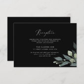 Bouquet of Greenery Empfang Card RSVP Karte (Vorne/Hinten)