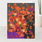 Bouquet of Hearts Birthday Karte (Vorderseite)