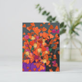 Bouquet of Hearts Postkarte (Stehend Vorderseite)