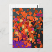 Bouquet of Hearts Postkarte (Vorne/Hinten)