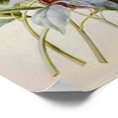 Bouquet of Peonies von Pierre Redoute Poster (Ecke)