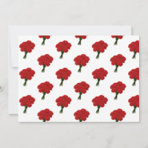 Bouquet of Red Carnation - Elegante Romantische Ku