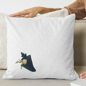 Bouquet of Seashells Coastal Blue & White Elegante Kissen