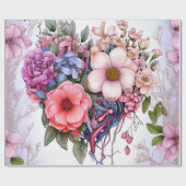 Bouquet of Watercolor Dreams Geschenkpapier (Flach)