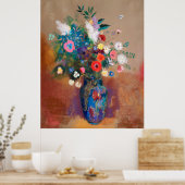 Bouquet Of Wild Field Flowers - Odilon Redon Poster (Küche)