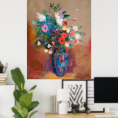 Bouquet Of Wild Field Flowers - Odilon Redon Poster (Heimbüro)