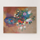 Bouquet Of Wild Field Flowers - Odilon Redon Puzzle (Horizontal)