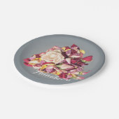 Bouquet Pappteller (Schrägansicht)