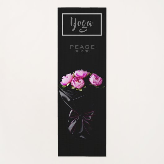 Bouquet Peony - Yoga Mat Yogamatte (Vorderseite)