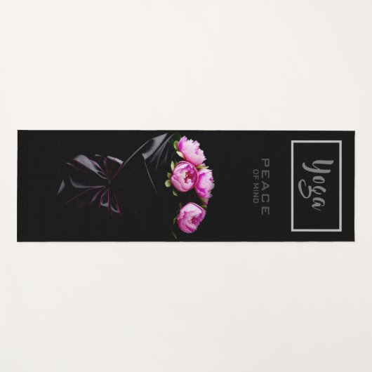 Bouquet Peony - Yoga Mat Yogamatte (Vorderseite (Horizontal))