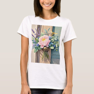 Bouquet-Pfennige Lavendel-Blume Rustikal T-Shirt