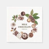 Bouquet-Rahmen Serviette (Vorderseite)