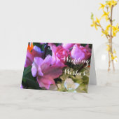 Bouquet Religious Wedding Wunsche Card Karte (Gelbe Blume)