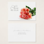 Bouquet Save the Date (Vorne & Hinten)