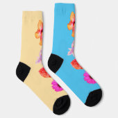 Bouquet Skateboard Socken (Rechts)
