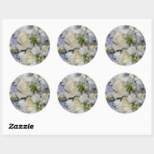 Bouquet-Sticker Runder Aufkleber (Blatt)