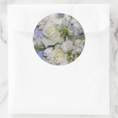 Bouquet-Sticker Runder Aufkleber (Tasche)